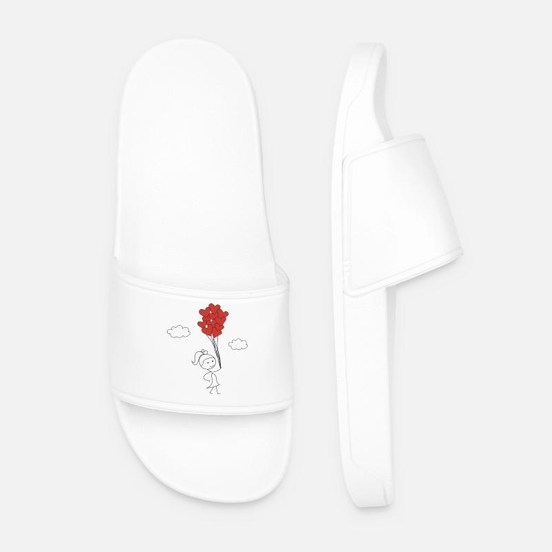 CuteGirl - Ciabatte per il mare da uomo - bianco