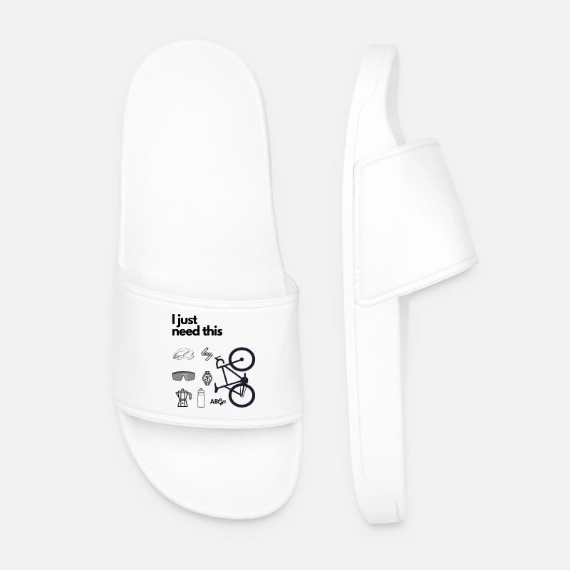 I just need this  - Männer Badelatschen - Weiß