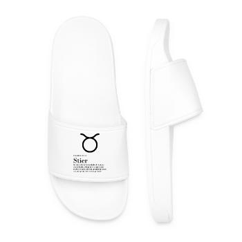 Signe du zodiaque Taureau - Claquettes Homme - blanc - Devant