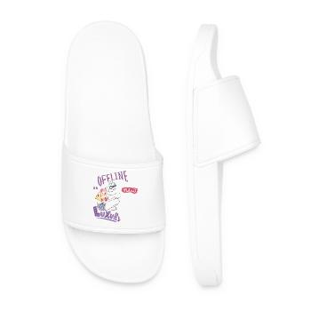 Offline - Men’s Pool Sliders - white - Front