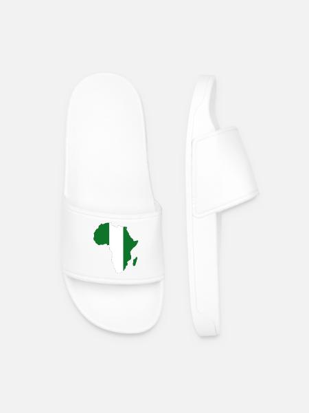 Drapeau du Niger Afrique - Claquettes Homme - blanc