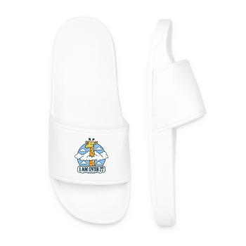 Giraffe Leave-it-behind - Men’s Pool Sliders - white - Front