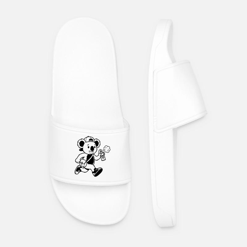 graffiti - Men’s Pool Sliders - white