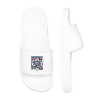 Free Paris Peace Grape - Men’s Pool Sliders - white - Front
