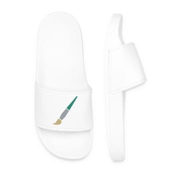 Pinceau - Claquettes Homme - blanc - Devant