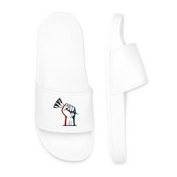 DartArt - Men’s Pool Sliders - white - Front