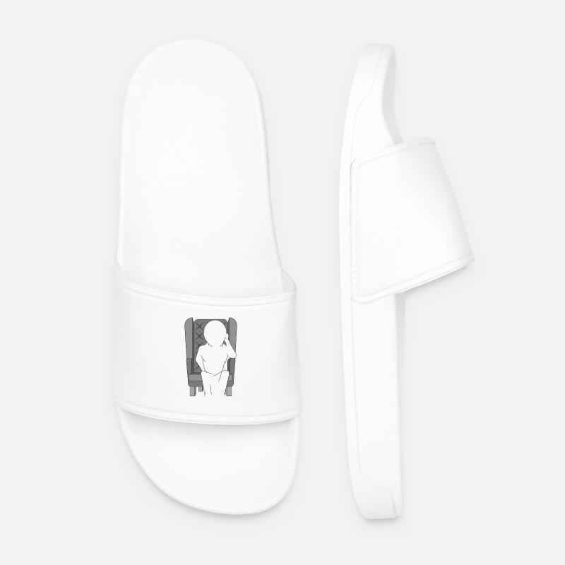 WE SAT - Men’s Pool Sliders - white