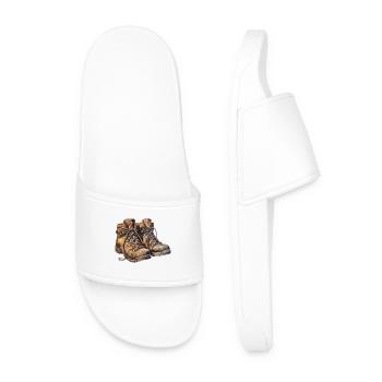 Hiking Shoes - Men’s Pool Sliders - white - Front