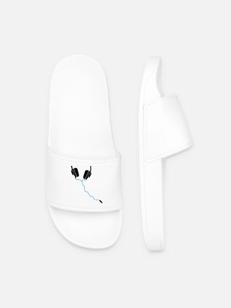 Casque DJ - Claquettes Homme - blanc