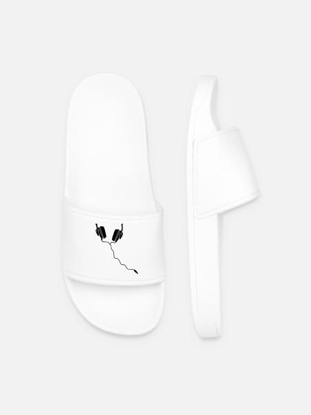 headphones DJ headphones - Men’s Pool Sliders - white