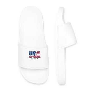 United States - Men’s Pool Sliders - white - Front