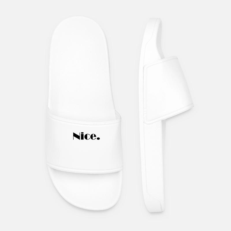 Nice Nice Mega Nice - Men’s Pool Sliders - white