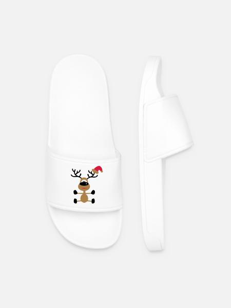 Noël - Claquettes Homme - blanc