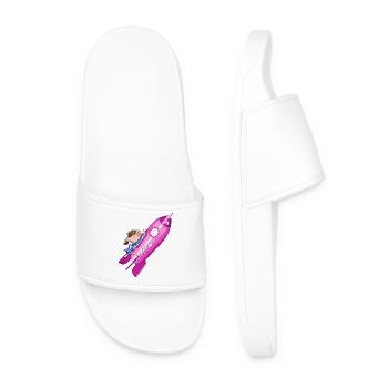fusée - Claquettes Homme - blanc - Devant