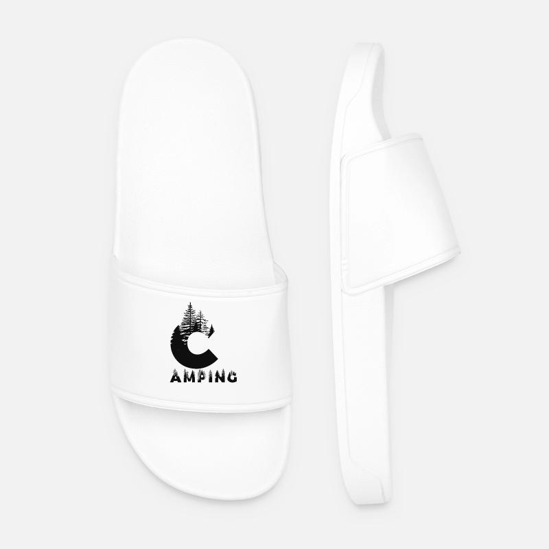 Camping - Männer Badelatschen - Weiß