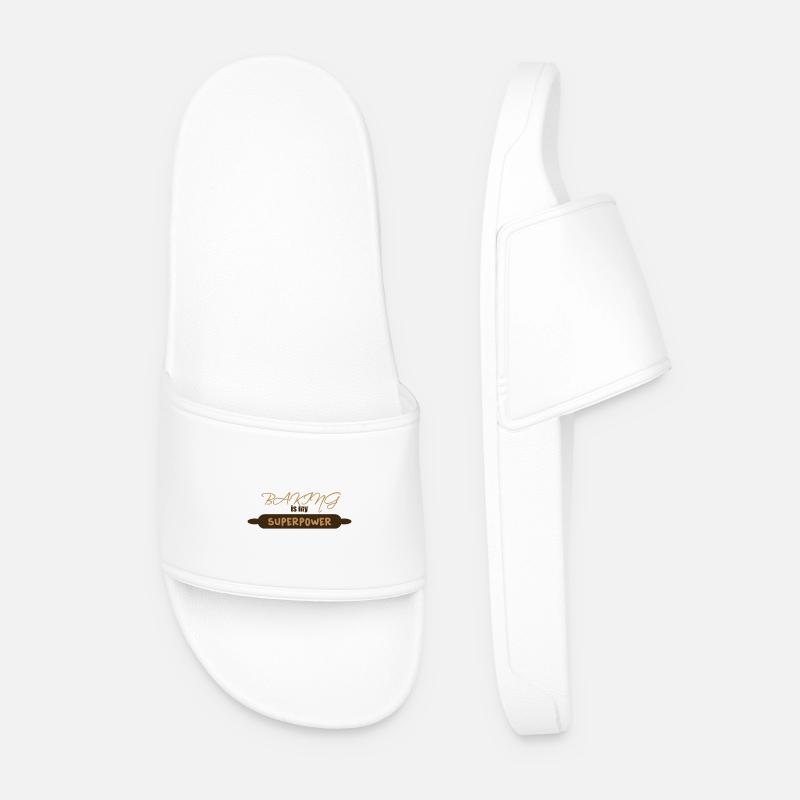 Baking - baking - Men’s Pool Sliders - white