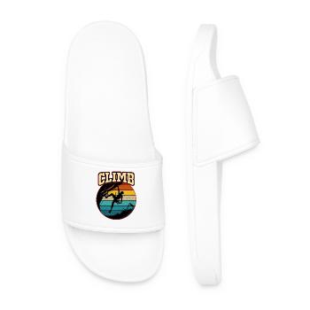 Climb - Men’s Pool Sliders - white - Front
