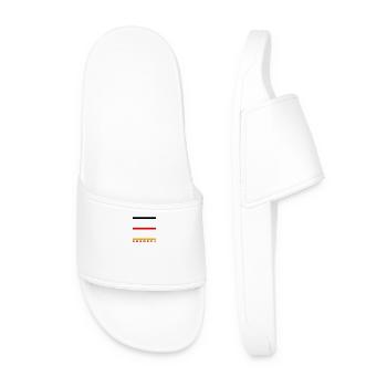 GERMANY FLAG - Men’s Pool Sliders - white - Front