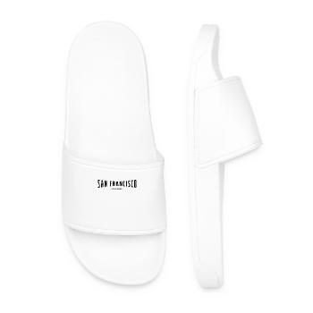 San Francisco USA California - Men’s Pool Sliders - white - Front