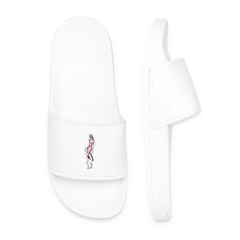 fashion designer - Men’s Pool Sliders - white - Front