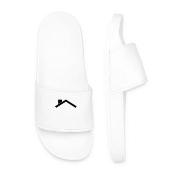 Maison toit - Claquettes Homme - blanc - Devant