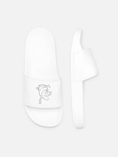 Cheval - Claquettes Homme - blanc
