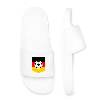 Deutschland Fußball - Men’s Pool Sliders - white - Front