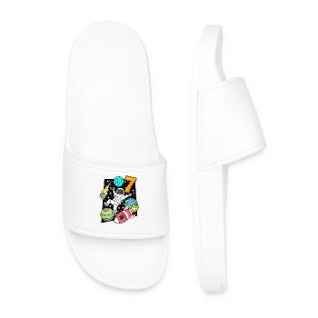 7ème anniversaire - Astronaute garçon anniversaire d’enfant - Claquettes Homme - blanc - Devant