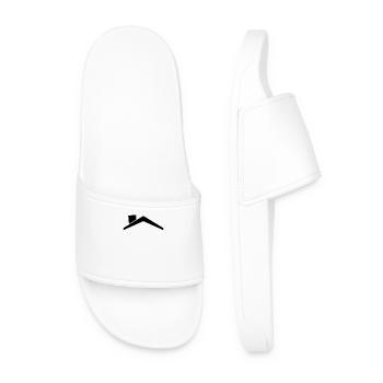 Maison toit - Claquettes Homme - blanc - Devant