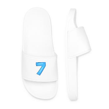 Numéro 7 - Claquettes Homme - blanc - Devant