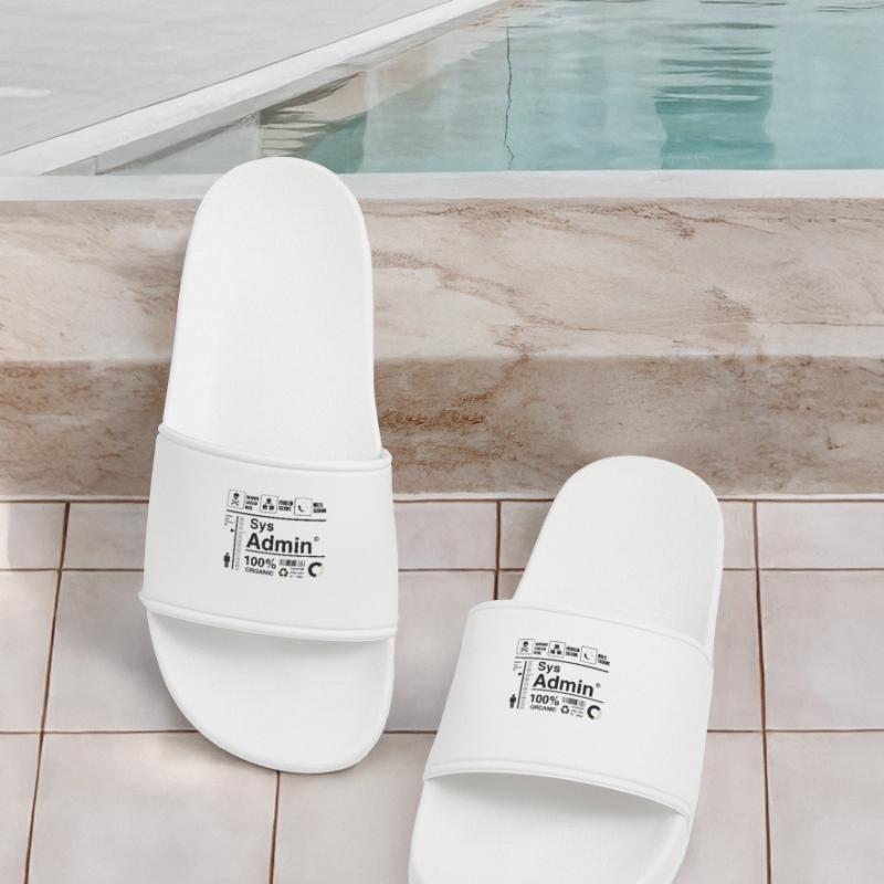 sys admin computer nerd pc kit programmer humor lo Men’s Pool Sliders