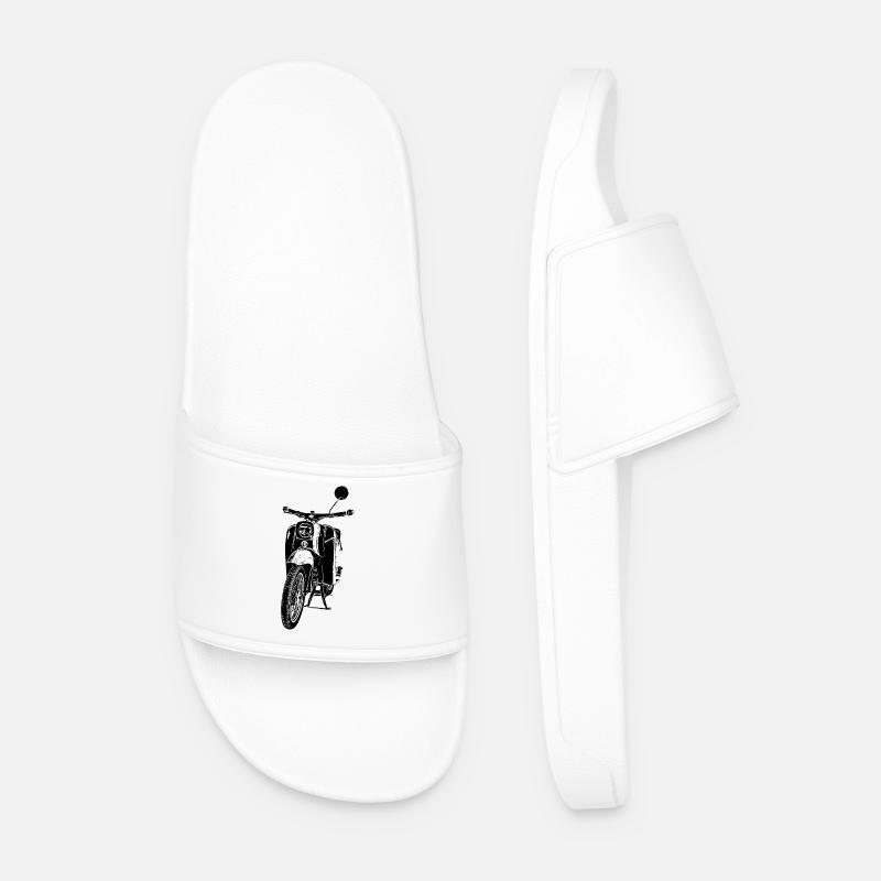 Schwalbe Moped - Men’s Pool Sliders - white