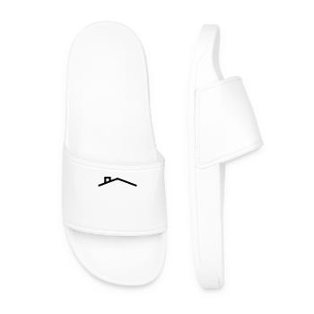 Toit de la maison - Claquettes Homme - blanc - Devant