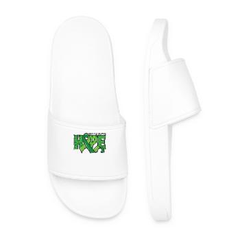 Soutien en santé mentale Hope Green - Claquettes Homme - blanc - Devant