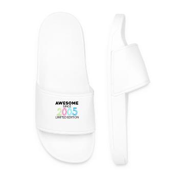 Fantastic since 2005 - born in 2005 - Men’s Pool Sliders - white - Front