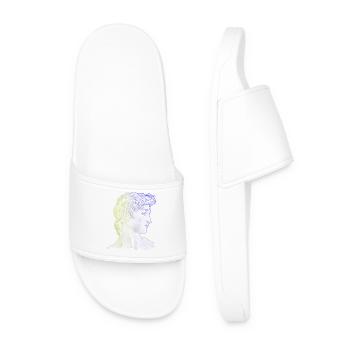 David Michel-Ange - Claquettes Homme - blanc - Devant
