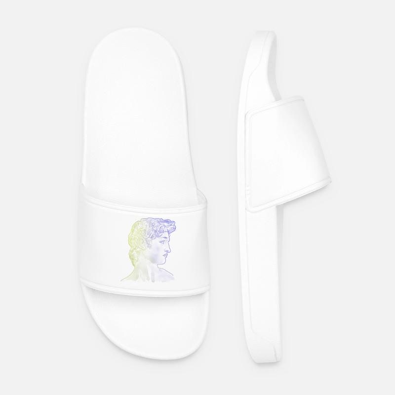 David Michelangelo - Men’s Pool Sliders - white