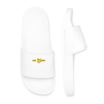 Ligne de fromage Heart - Claquettes Homme - blanc - Devant