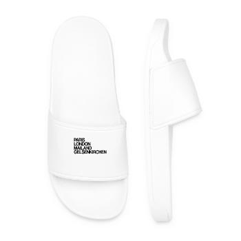 Gelsenkirchen Paris London Milan Gelsenkirchener - Men’s Pool Sliders - white - Front