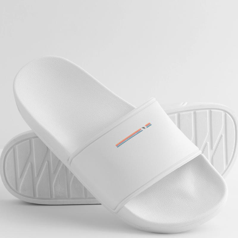 Snake Retro Reptile Python Gift idea Men’s Pool Sliders