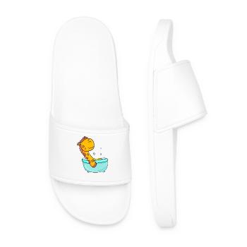 Giraffe - Men’s Pool Sliders - white - Front