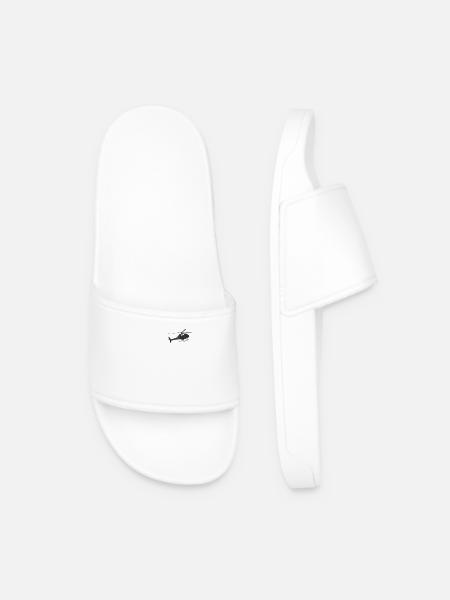 Conception de poche d’hélicoptère - Claquettes Homme - blanc