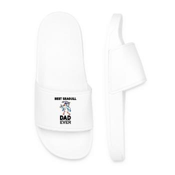 Daddy Daddy North Sea Best Seagull Dad - Men’s Pool Sliders - white - Front