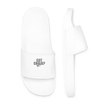 Vous avez de la craie? Hobby Escalade Bloc Sports - Claquettes Homme - blanc - Devant