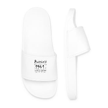 1941 - Born 1941 - Fantastic since 1941 - Men’s Pool Sliders - white - Front