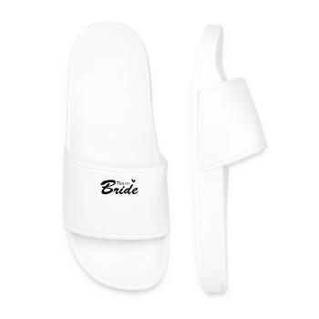 Team Bridal Wedding Celebration - Men’s Pool Sliders - white - Front