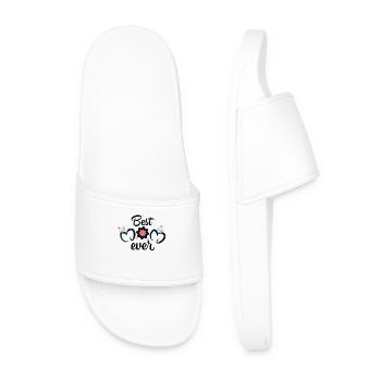 Fête des mères, fête des mères, fête des mères, fête des mères - Claquettes Homme - blanc - Devant