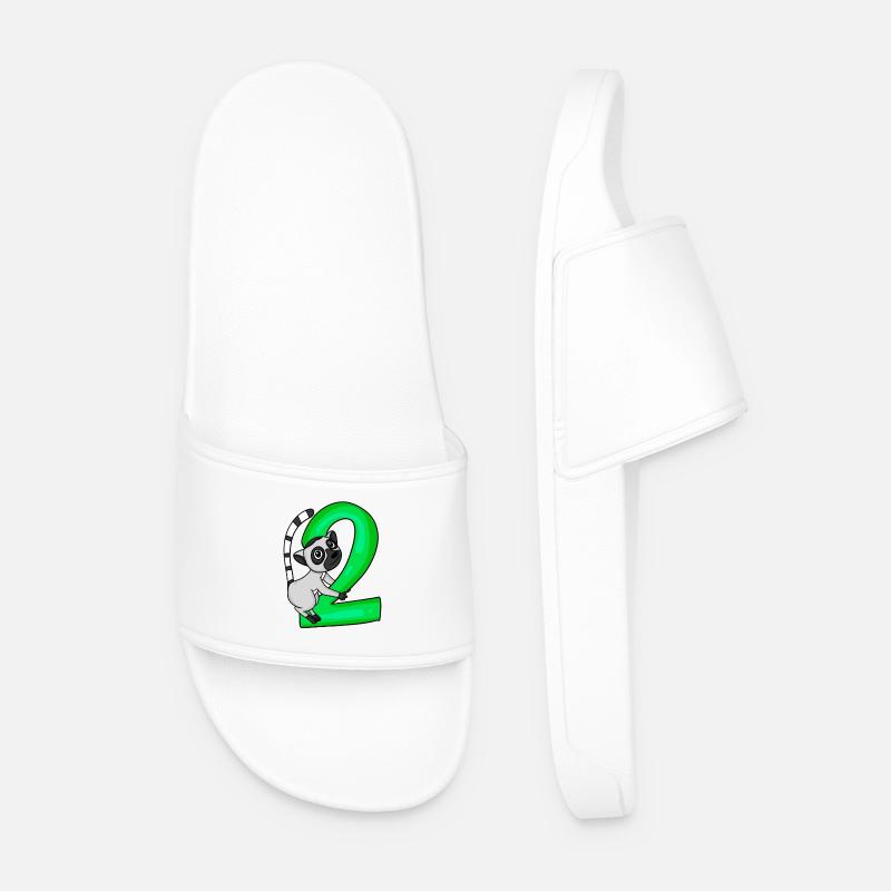 2 years old - Men’s Pool Sliders - white