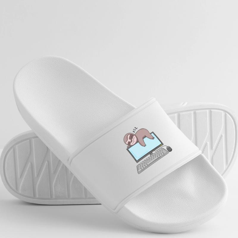 Computer Nerd Programmer Gift Men’s Pool Sliders