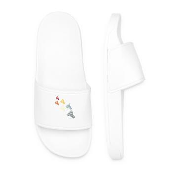 Badminton - Men’s Pool Sliders - white - Front